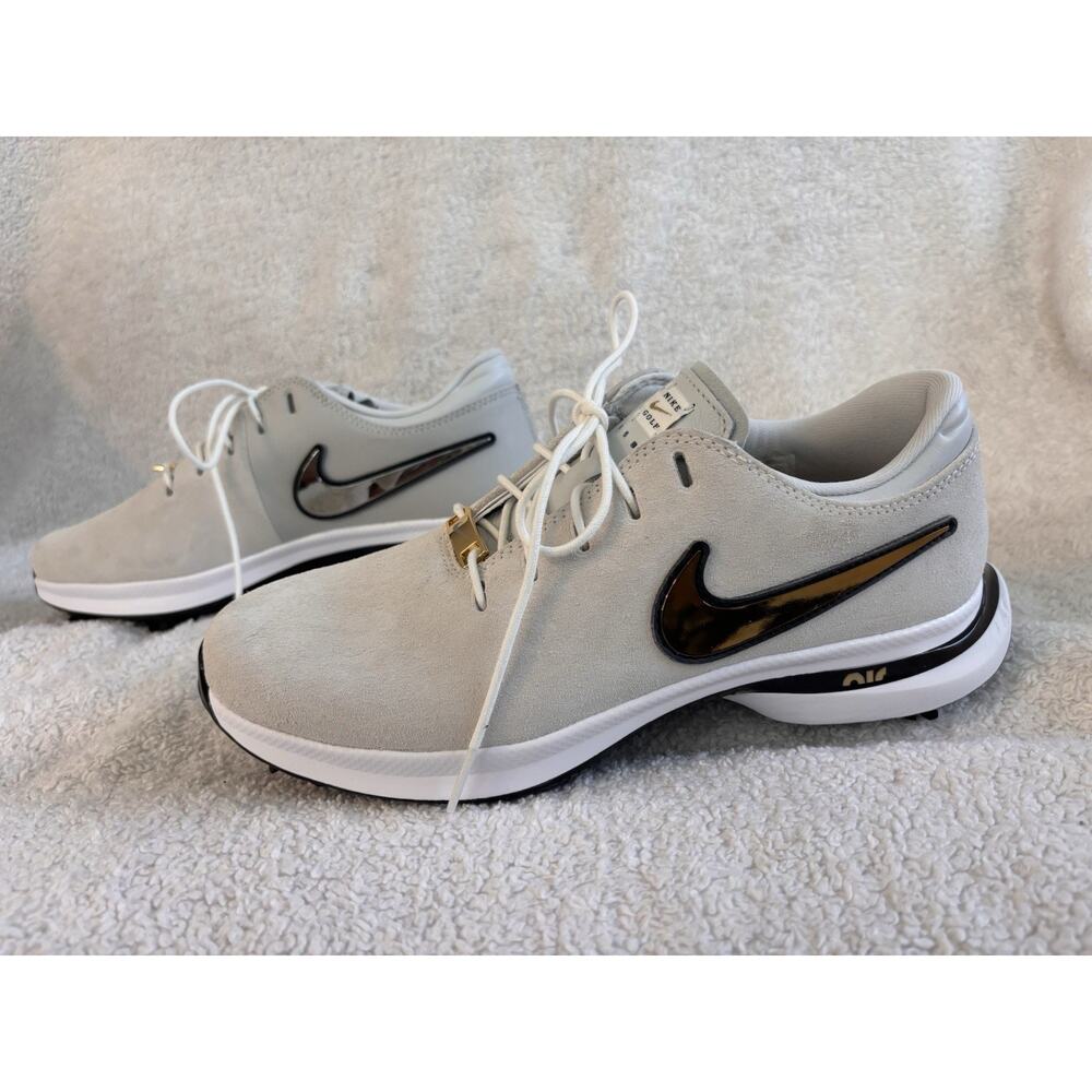 Nike‎ Air Zoom Victory Tour 3 NRG Grey Metallic Gold Silver J2241-100 Size 8M